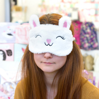 Маска для сна 'Зайка' (белая), артикул  5