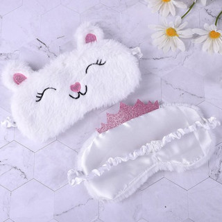 Маска для сна 'Зайка' (белая), артикул  7