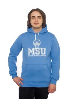 Толстовка с логотипом МГУ имени М.В. Ломоносова (лат)