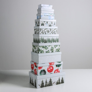 Коробка подарочная 'Акварельная' №4, 18 х 11 х 6.5 см 3