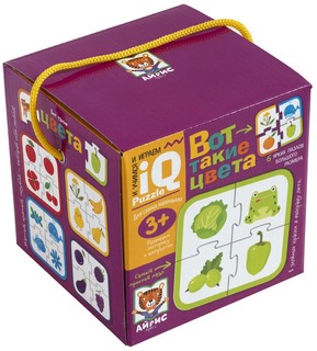 Вот такие цвета. IQ пазлы 1