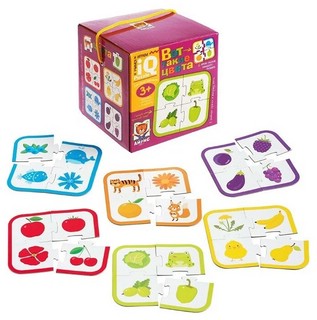 Вот такие цвета. IQ пазлы 6