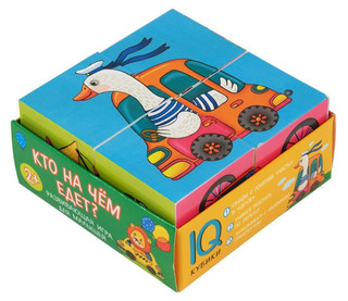 Умные кубики в поддончике. Кто на чем едет? 