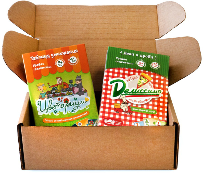 Набор игр 'Дели-Умножай': Делиссимо, Цветариум
