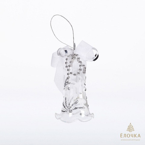 Колокольчик 'Хрустальный', стекло, 8.2 см, артикул С1169