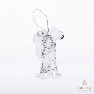 Колокольчик 'Хрустальный', стекло, 8.2 см, артикул С1169 1