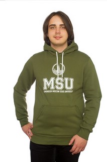 Толстовка с логотипом МГУ имени М.В. Ломоносова (лат)