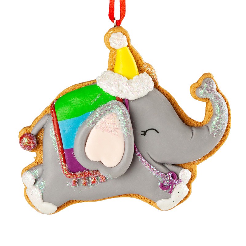 Украшение 'Пряничный слоник' 9 см, артикул 50914