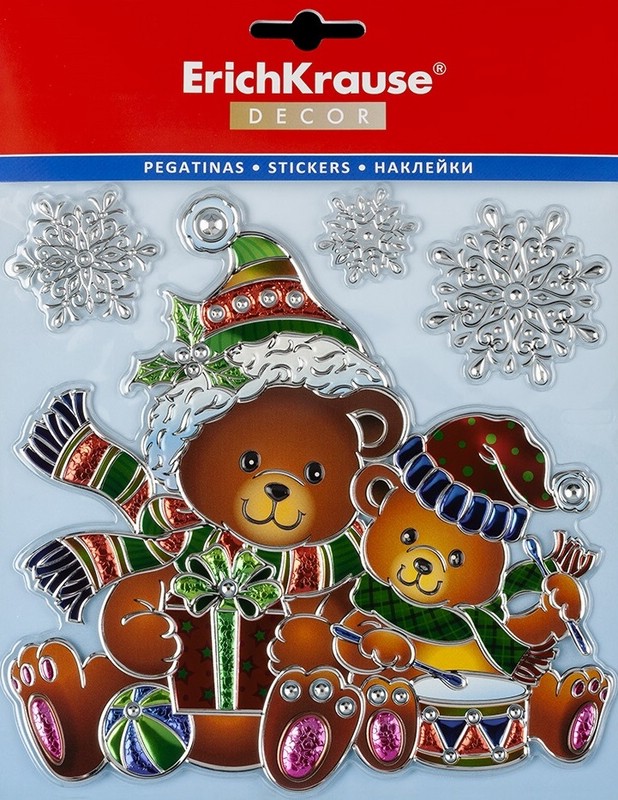 Набор наклеек 'Медвежата' 18х23 см, артикул 50885