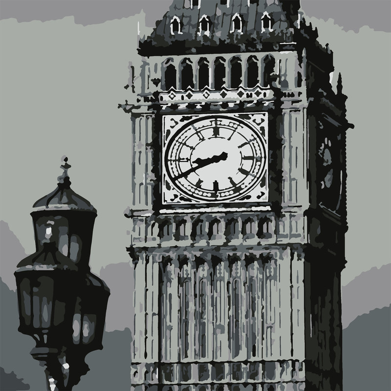 Картина по номерам 'Лондон' (26 цветов) 