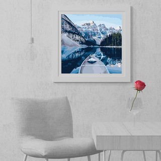 Картина по номерам 'Вдоль скалистых гор' 30х30 см 2