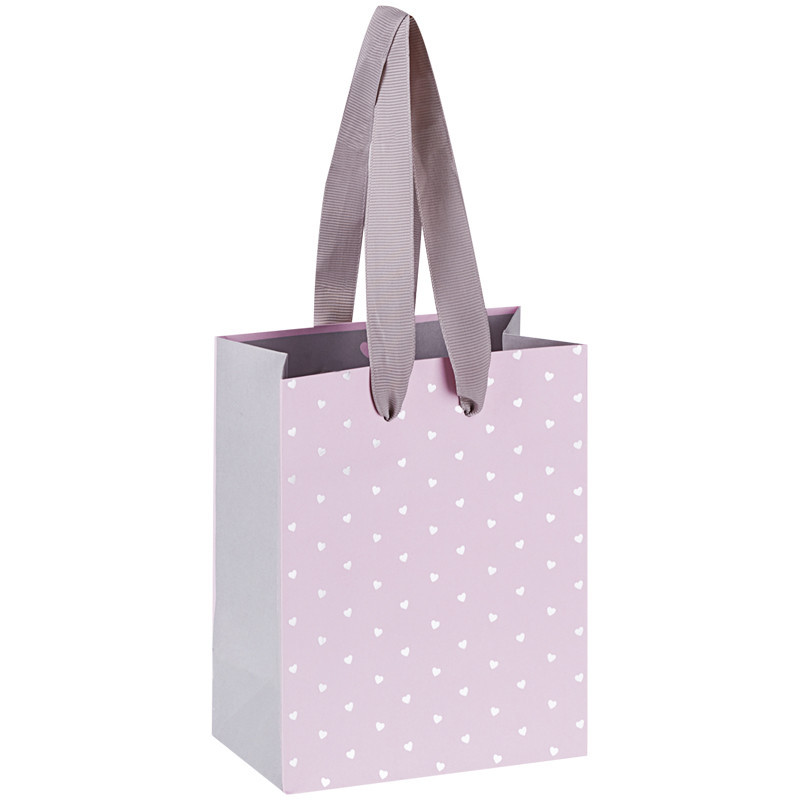 Пакет подарочный 'From the heart', 11x14x6,5 см MESHU, цвет розовый