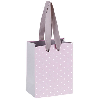 Пакет подарочный 'From the heart', 11x14x6,5 см MESHU, цвет розовый