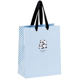 Пакет подарочный 'Cute pandas', 18x23x10 см MESHU, цвет разноцветный