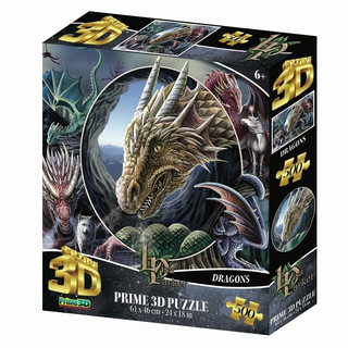 Пазл 3D 'Драконы', 500 элементов, Prime 3D Super Коллаж