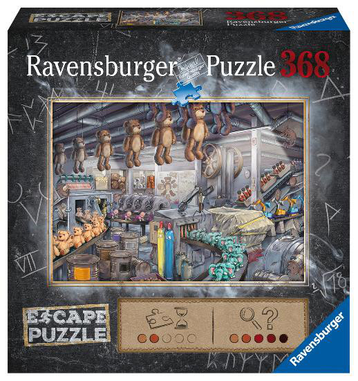Пазл-квест 'Фабрика игрушек', 368 элементов Ravensburger