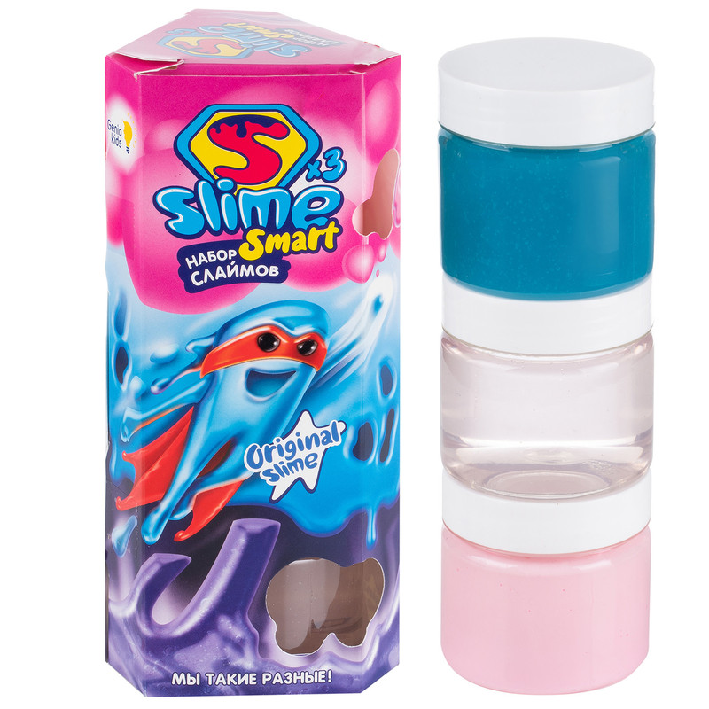 Игрушка 'Смарт Слайм' GENIO KIDS, цвет разноцветный