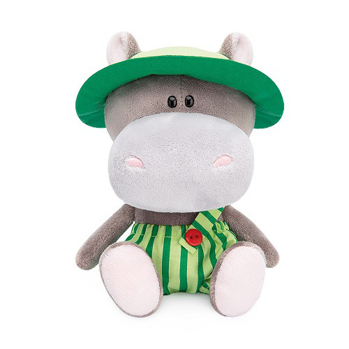 Бегемотик Бапото в комбинезоне и панамке, 15 см, коллекция 'Сафарики'
