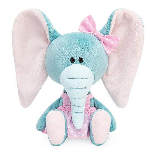 Слониха Симба в розовом сарафане, 15 см, коллекция 'Сафарики'