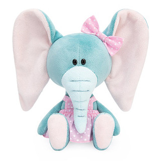 Слониха Симба в розовом сарафане, 15 см, коллекция 'Сафарики'