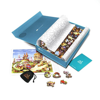 Пазл 'Бисквитные горки' 170 деталей, деревянный