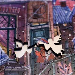 Деревянные пазлы 'Рождественский ангел', 250 деталей, Davici 6