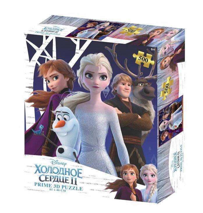 Пазл 3D 'Холодное сердце' 500 деталей, Prime 3D 32571-SBM