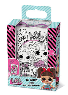 Сумка для раскрашивания 'LOL. Be Bold', цвет белый
