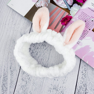 Повязка на голову 'Заячьи уши', белый, артикул  5