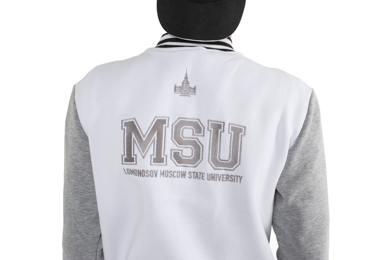 Бомбер с символикой МГУ имени М.В. Ломоносова (лат)