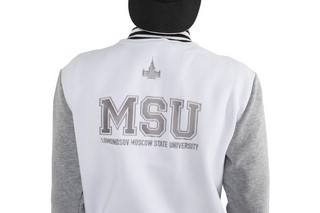 Бомбер с символикой МГУ имени М.В. Ломоносова (лат) 1