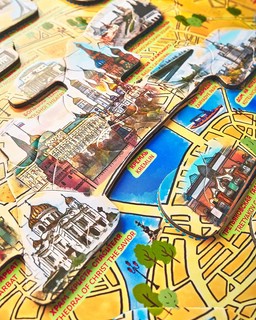 ГеоПазл 'Магнитная карта Москвы' 2