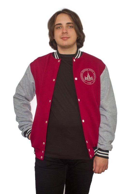 Бомбер с символикой МГУ имени М.В. Ломоносова (лат)