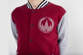 Бомбер с символикой МГУ имени М.В. Ломоносова (лат) 6