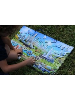 Магнитный пазл 'Город будущего' 12