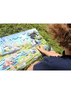 Магнитный пазл 'Город будущего' 7