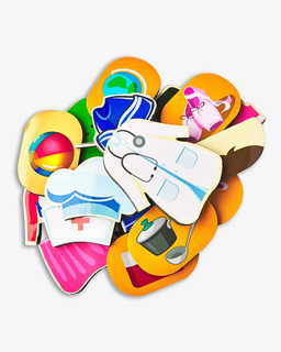 Пазл магнитный 'Одень девочку', ГеоПазл 3