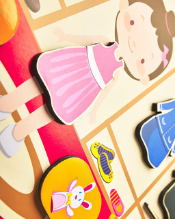 Пазл магнитный 'Одень девочку', ГеоПазл 6