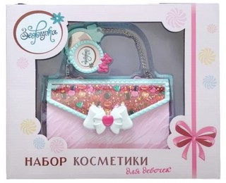 Набор декоративной косметики в кейсе 'Сумочка'. Романтическая серия 2