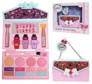 Набор декоративной косметики в кейсе 'Сумочка'. Романтическая серия 1