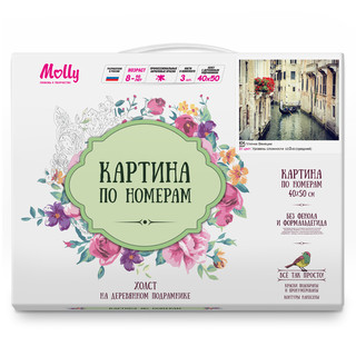 Картина по номерам 'Улочки Венеции' (21 цвет), 40х50 см  2