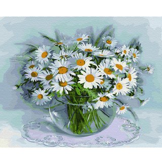 Картина по номерам 'Бузин. Ромашки', 40x50 см