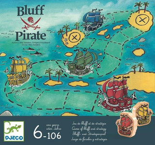 Игра настольная 'Пираты' DJECO, цвет зеленый