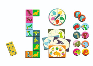 Развивающая игра 'Мемо Динозавры' DJECO 2