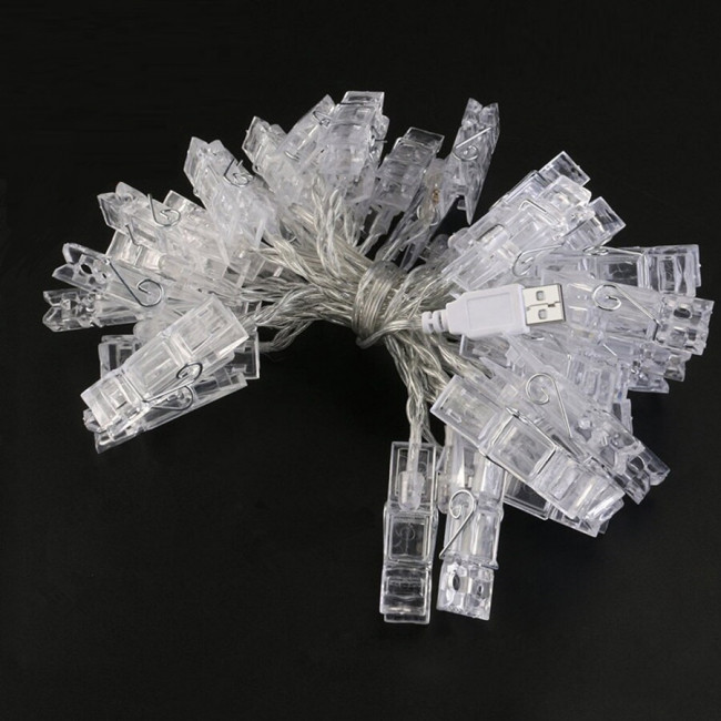 Гирлянда 'Прищепки', USB, артикул 