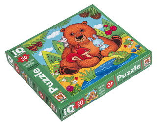 IQ Пазл. Добрый мишка  1