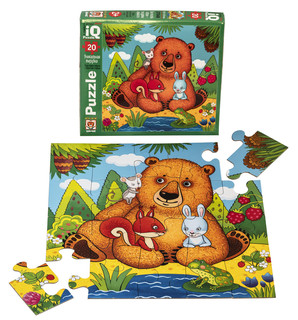 IQ Пазл. Добрый мишка  2