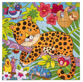 IQ Пазл МАКСИ. Пятнистый леопард, 20 деталей 3