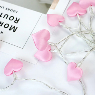 Гирлянда 'Сердца розовые', артикул  10