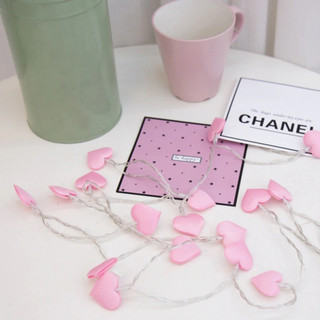 Гирлянда 'Сердца розовые', артикул  4